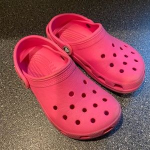 Pink Crocs